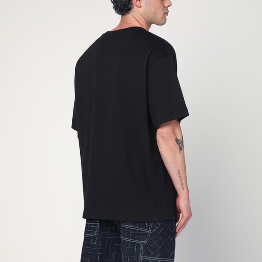 KENZO Black cotton T-shirt with logo