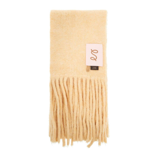 SEFR fuzzy scarf Scarves Hats & Gloves SEFR Wheat