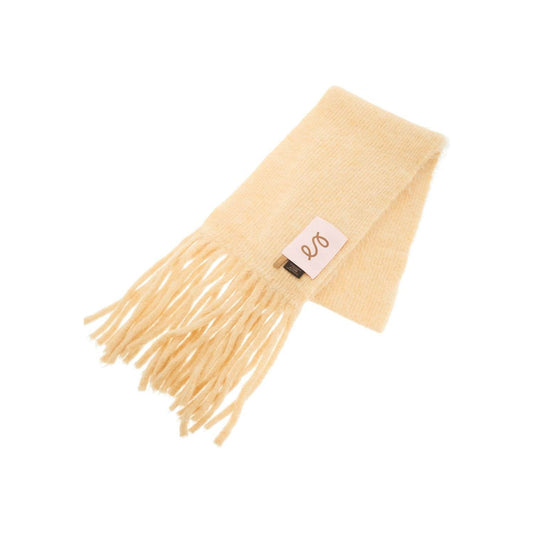 SEFR fuzzy scarf Scarves Hats & Gloves SEFR Wheat