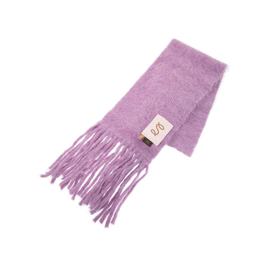 SEFR fuzzy scarf Scarves Hats & Gloves SEFR Dark Gray