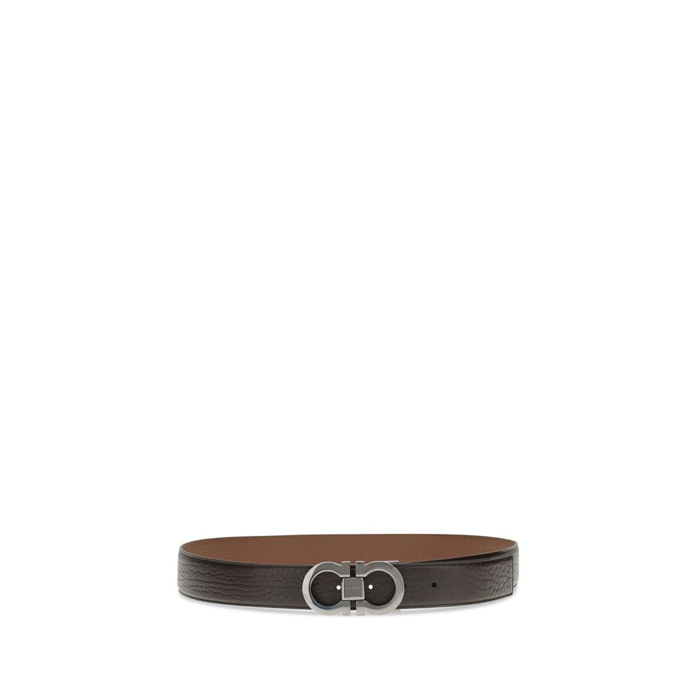 Ferragamo Brown Leather Regular Belt