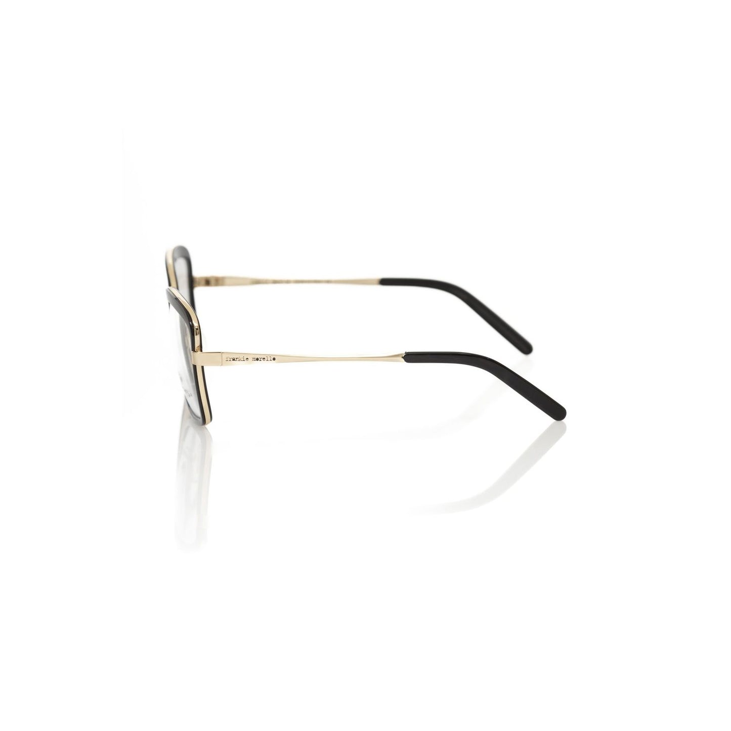 Frankie Morello Black Metallic Women's Eyeglass Frame