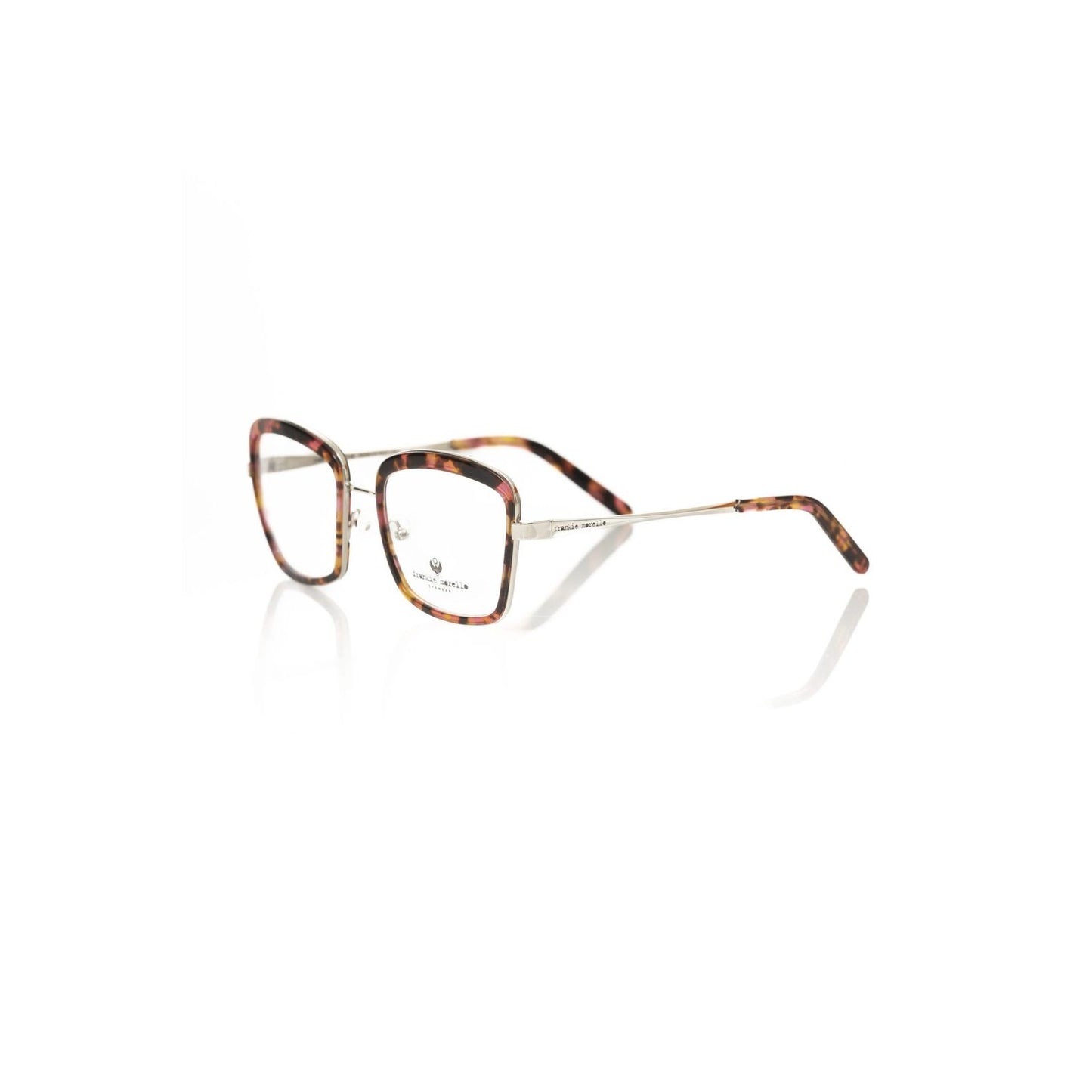 Frankie Morello Red Metallic Women's Eyeglass Frame
