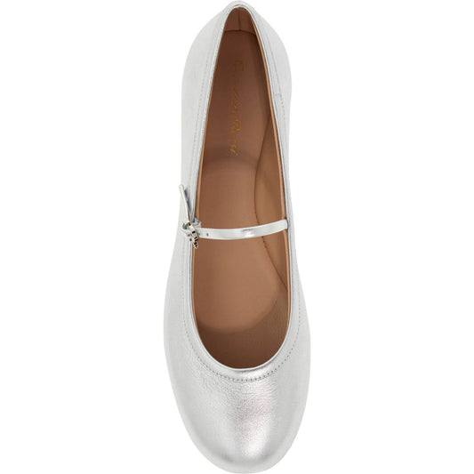 Gianvito Rossi carla ballet flats Flat Shoes Gianvito Rossi Light Gray