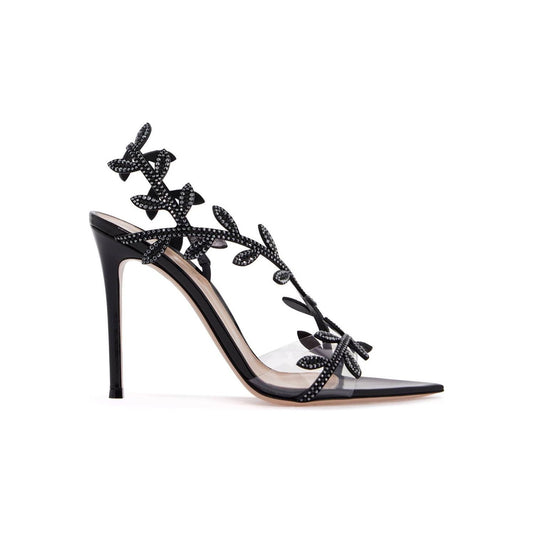 Gianvito Rossi crystal flavia sandals Sandals Gianvito Rossi Light Gray