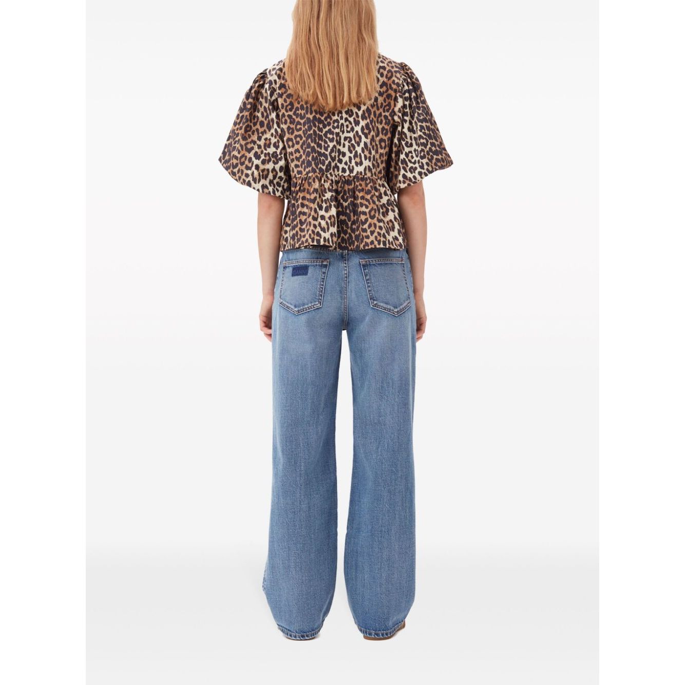 GANNI Top Brown Topwear