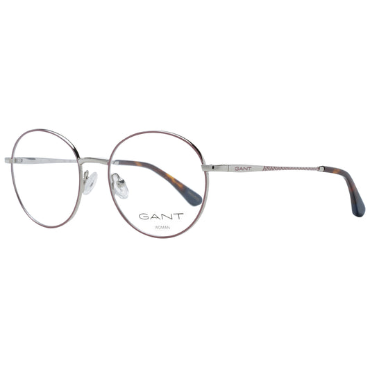 GANT MOD. GA4090 50072 ladies' round eyeglasses, elegant metal frame for women.