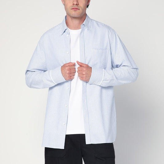Golden Goose White/blue striped shirt
