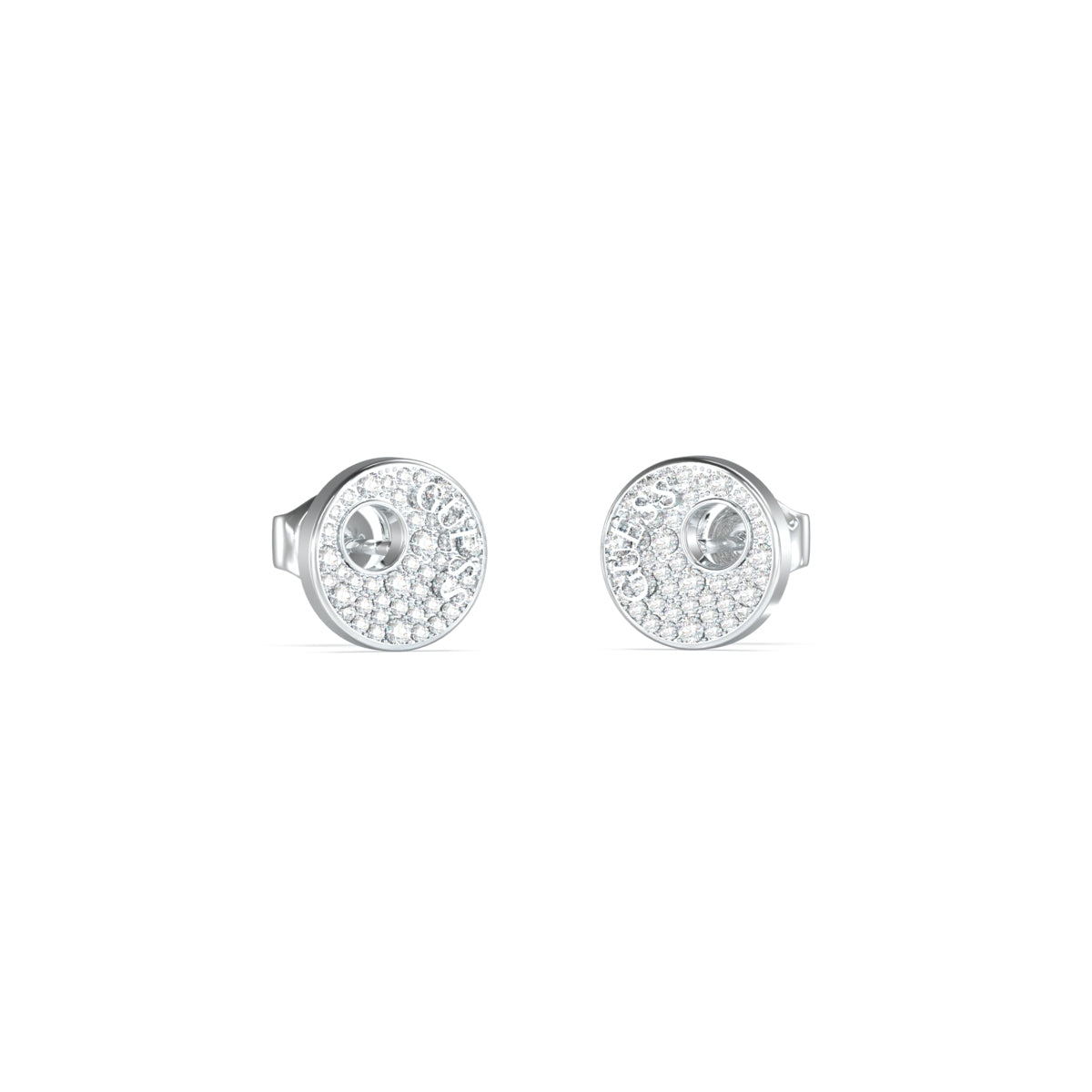 GUESS JEWELS JEWELRY Mod. JUBE05225JWRHT-U sparkling silver earrings