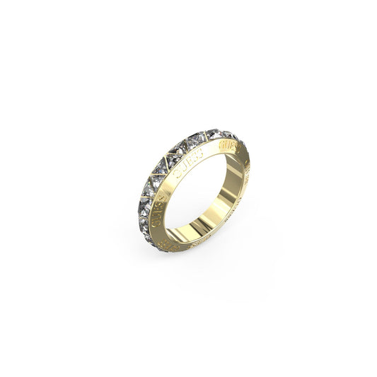 Gold ring with gemstones from GUESS JEWELS JEWELRY Mod. JUBR04575JWYG56
