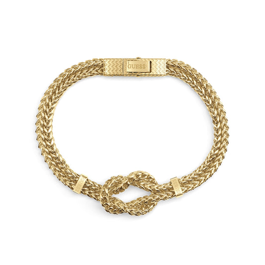 GUESS JEWELS JEWELRY Mod. JUMB05027JWYGS gold bracelet with knot design