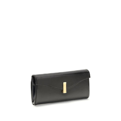 Giuseppe Zanotti Black Leather Clutch Bag