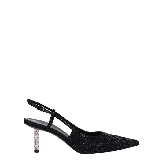 Givenchy Black Fabric High Heel Pumps