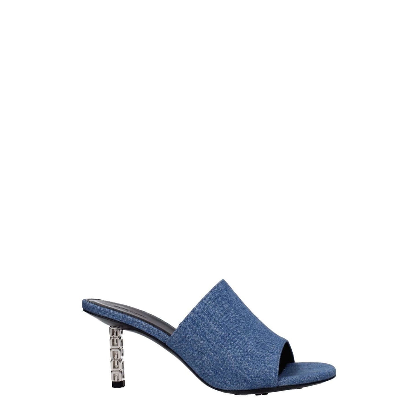 Givenchy Blue Fabric Platform Sandals