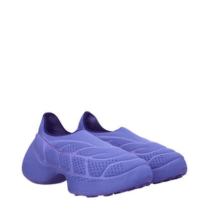 Givenchy Purple Fabric Slip-On Loafers