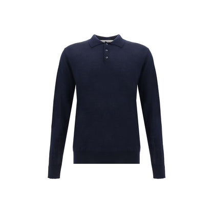 Golden Goose Blue Fleece Wool Shirt