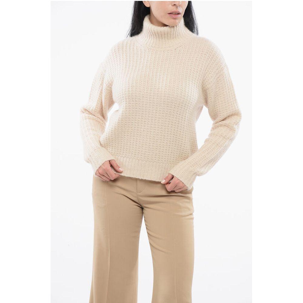 Gucci Gucci Turtleneck Cashmere Blend Pullover with Ton sur Ton Logo GU-P629245-XS