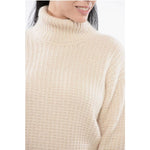 Gucci Gucci Turtleneck Cashmere Blend Pullover with Ton sur Ton Logo GU-P629245-XS