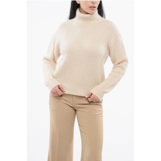 Gucci Gucci Turtleneck Cashmere Blend Pullover with Ton sur Ton Logo GU-P629245-XS