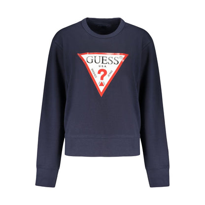 Guess Jeans Blue Cotton Women Sweater