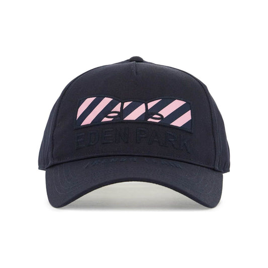 EDEN PARK baseball cap with embroidered bow tie Scarves Hats & Gloves EDEN PARK Dark Slate Gray