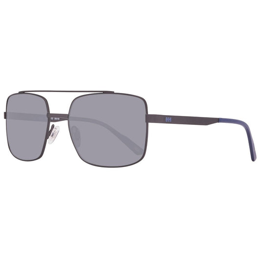 Helly Hansen Black Metal Sunglasses with rectangular lenses and metal frame, model HH5017-C02-54, 54/18/140 mm dimensions.