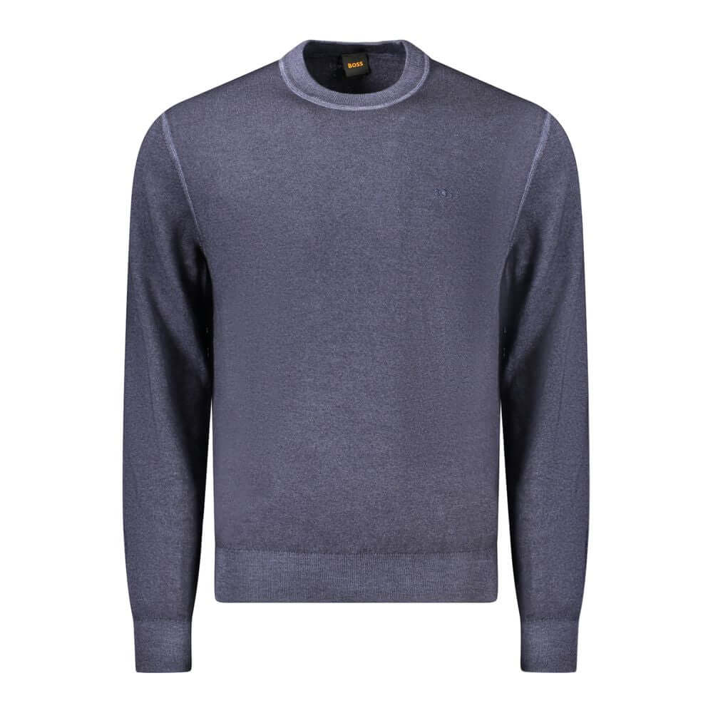 Hugo Boss Blue Wool Sweater
