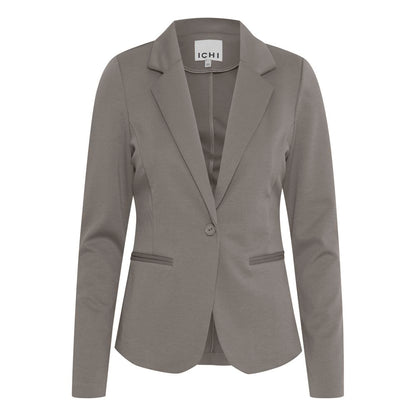 ICHI Beige Polyester Blazer