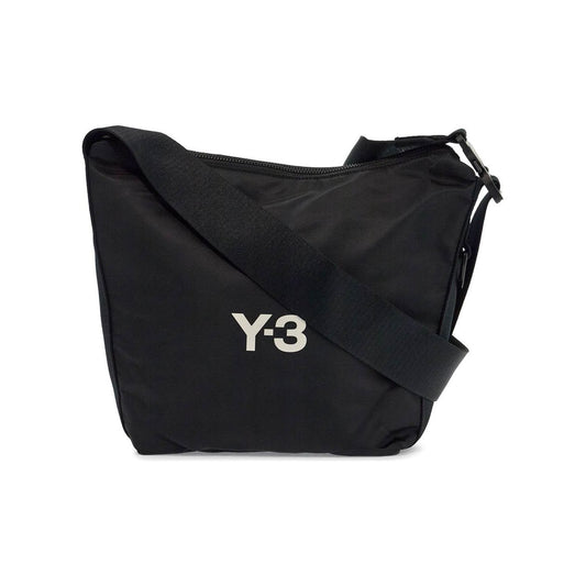 Y-3 black recycled polyester sacoche with adjustable strap Handbag Y-3 Black