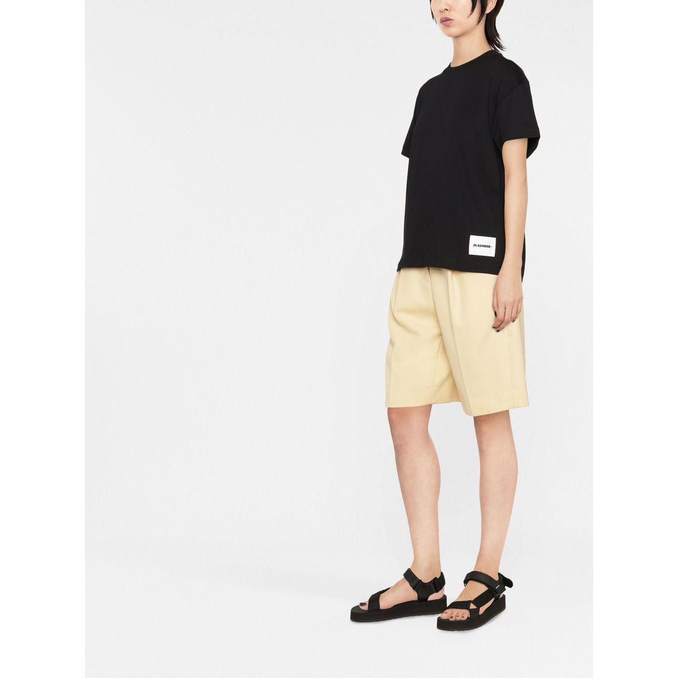 JIL SANDER PLUS T-shirts and Polos Black