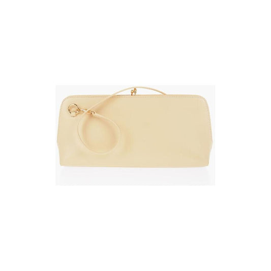 Jil Sander Jil Sander Leather Handbag with Removable Shoulder Strap JIP617225GD