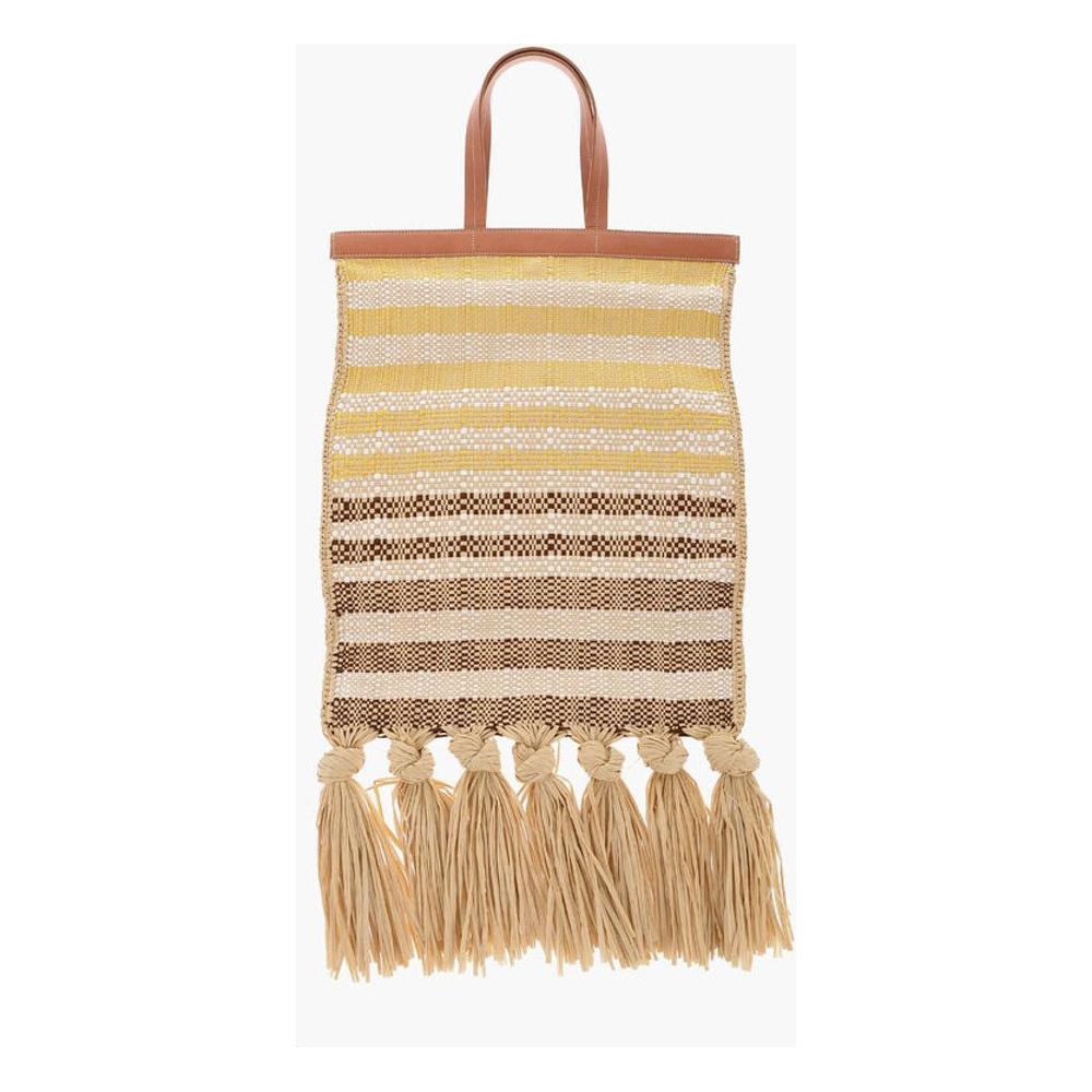 Front view with bag zipped and handles upright.