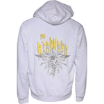 John Richmond White Logo Cotton Hooded Sweatshirt Sweater TSH87037-52
