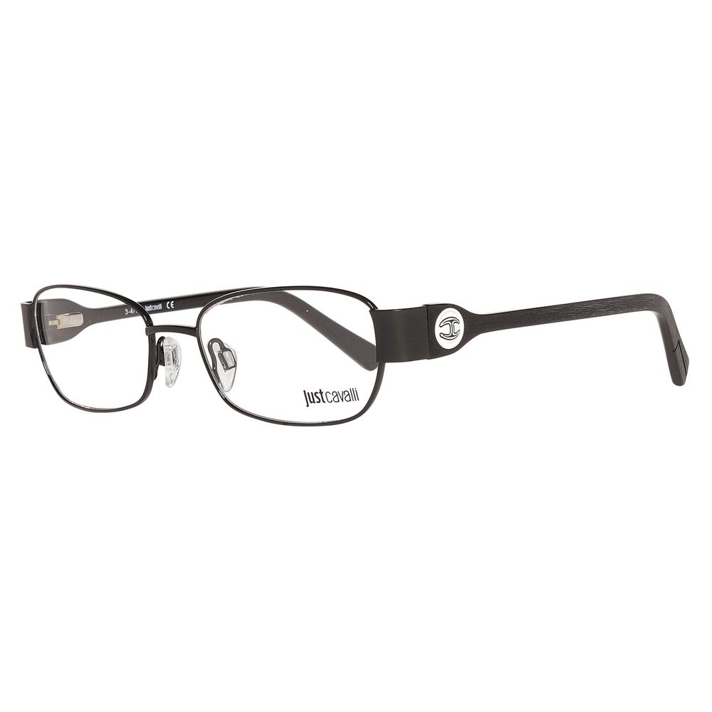 Just Cavalli Black Metal Glasses (Frames) JC0528-005-52 for women, metal material, black color, size 52/17/135 mm