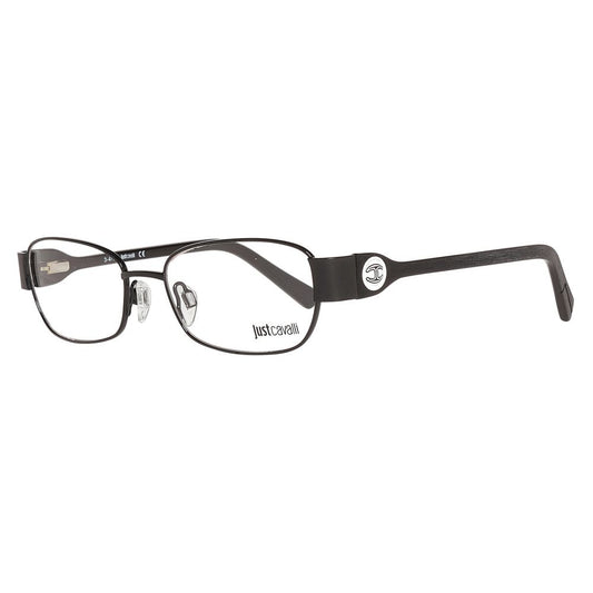 Just Cavalli Black Metal Glasses (Frames) JC0528-005-52 for women, metal material, black color, size 52/17/135 mm