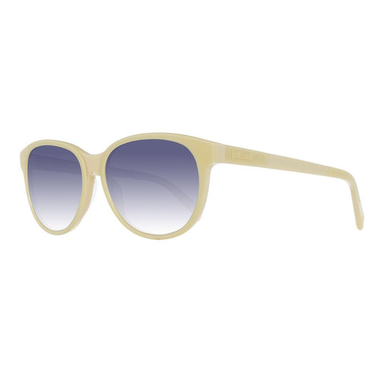 Just Cavalli Yellow Plastic Sunglasses with grey gradient lens and 100% UVA & UVB protection, JC673S-5541W.