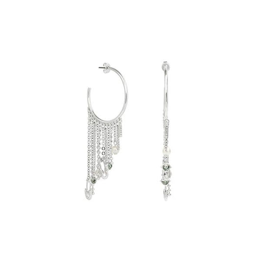 KARL LAGERFELD JEWELS JEWELRY Mod. 5420610 silver earrings with chain detail
