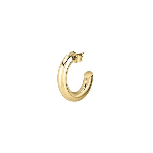 Alt Tag: LA PETITE STORY JEWELRY Mod. LPS02AQM08 gold hoop earring