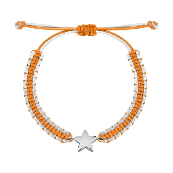LA PETITE STORY JEWELRY Mod. LPS05ARR79 orange bracelet with star charm