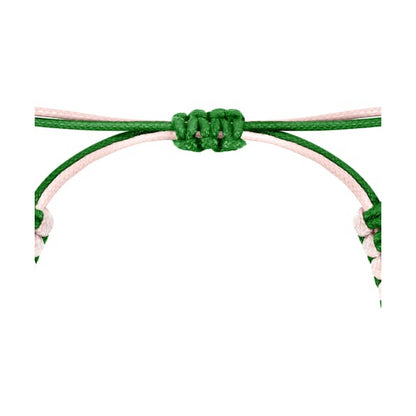 LA PETITE STORY JEWELRY Mod. LPS05ASF60 green and pink cord detail