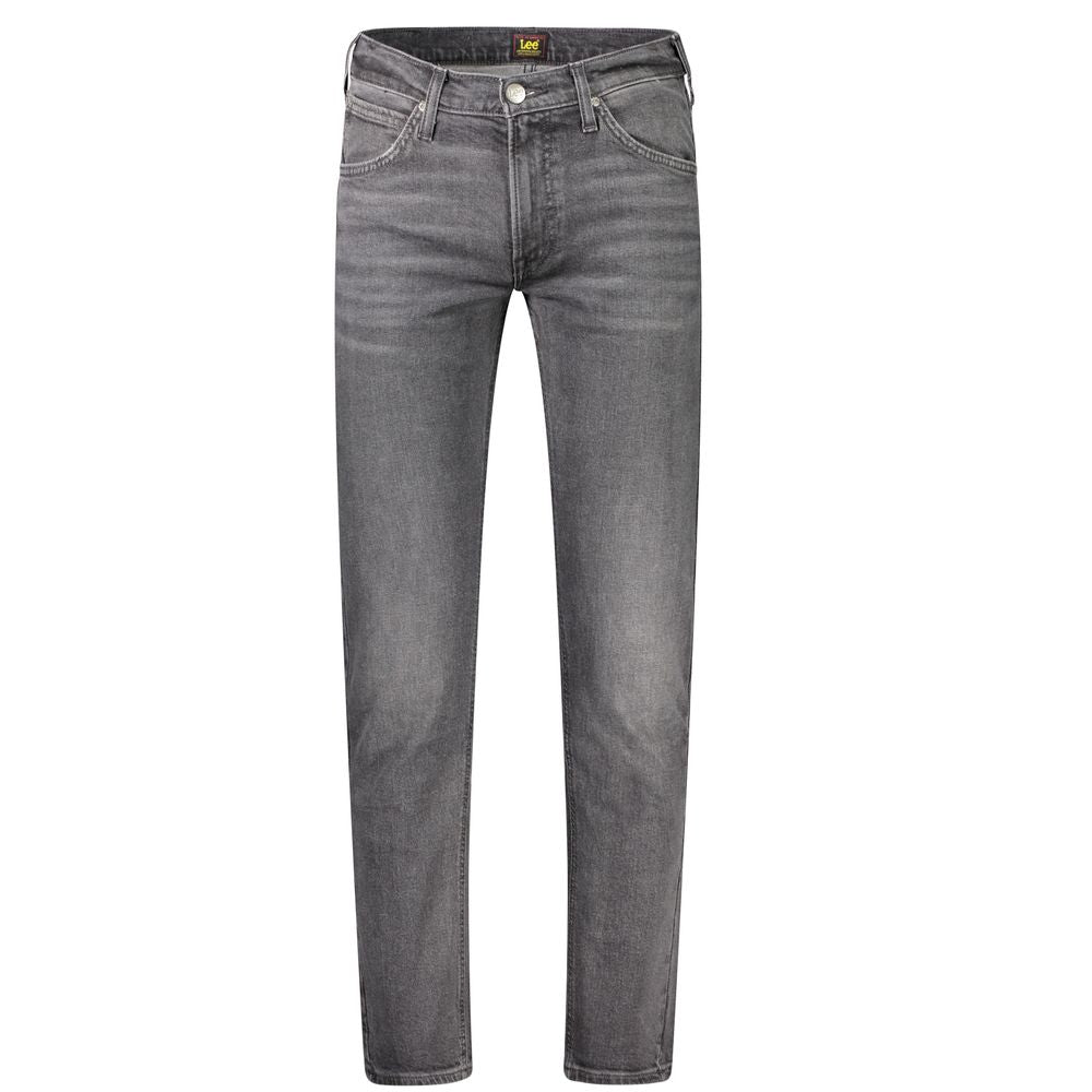 Lee Black Cotton Men Jeans with classic 5 pocket design, offering stylish comfort and stretch for dynamic lifestyles.
