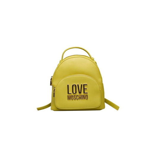 Love Moschino Love Moschino Yellow Polyethylene Women Backpack LO-24721