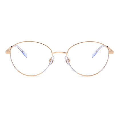 M Missoni Purple Metal Glasses (Frames) with round design, lightweight for women. Measures 53/18/140 mm.