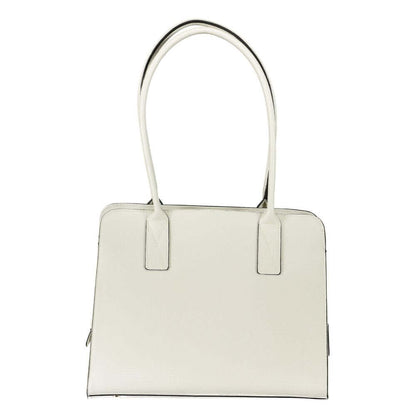 Mario Valentino White Polyethylene Handbag
