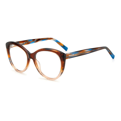Missoni Brown Acetate Glasses (Frames) - Women MIS-0094-EX4 with Brown Horn color, size 54/17/145 mm, stylish eyeglass frames.
