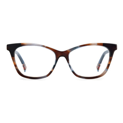 Missoni Multicolor Acetate Glasses (Frames) in Horn Brown Blue 53/15/145 mm