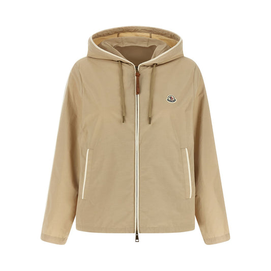 Moncler Beige Polyester Shell Jacket