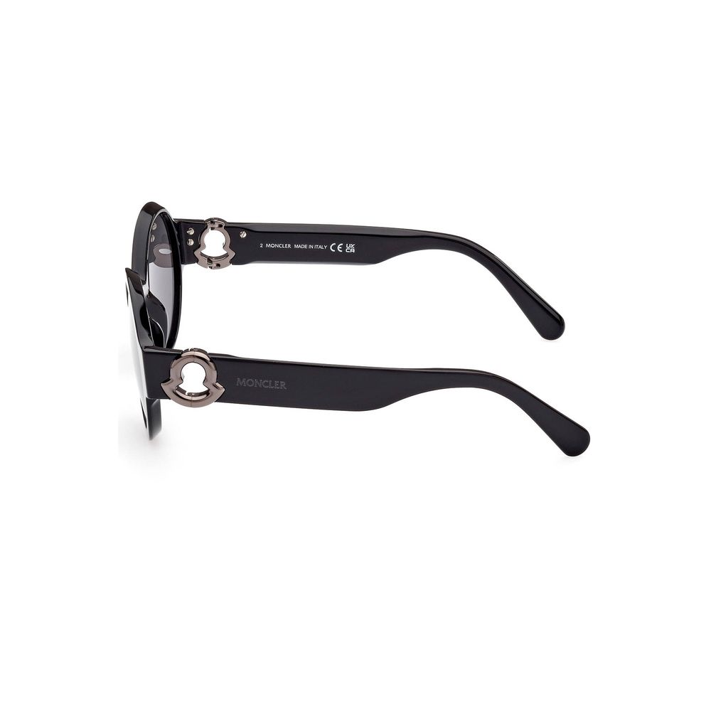Moncler Black Pantografato Women Sunglasses