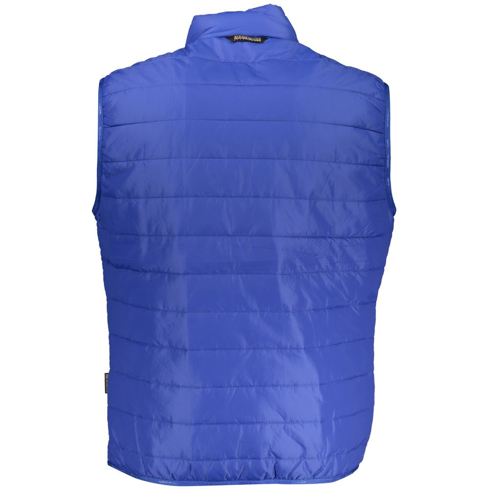Napapijri Blue Polyester Men Jacket