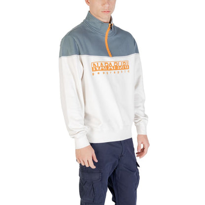 Napapijri Cream Cotton Sweatshirt